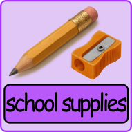 interaktywna zabawa - nauka słówek - school supplies