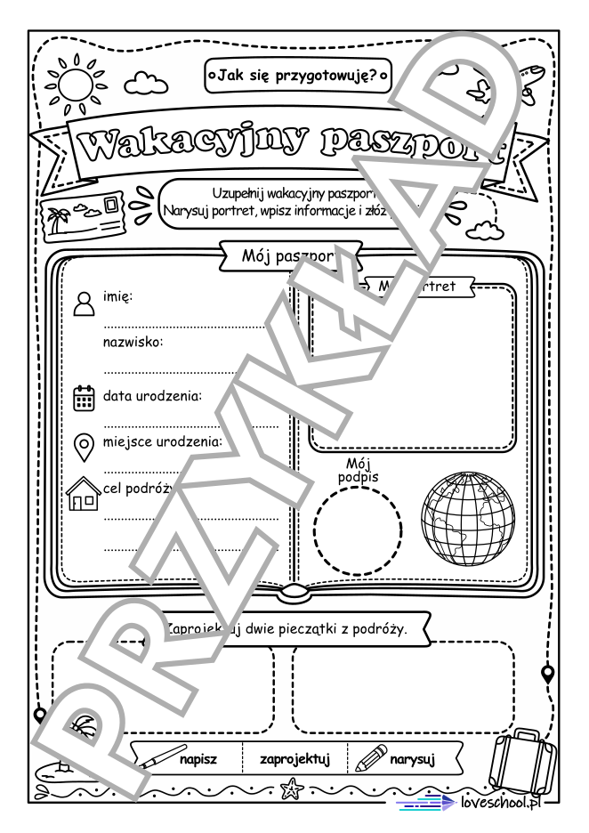 2 Wakacyjny niezbędnik ucznia png duże